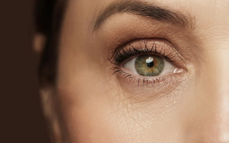 Primer plano del ojo de una mujer