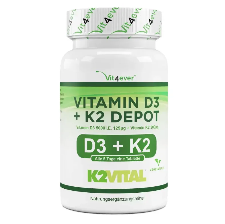 Vitamin D3 + K2 Depot