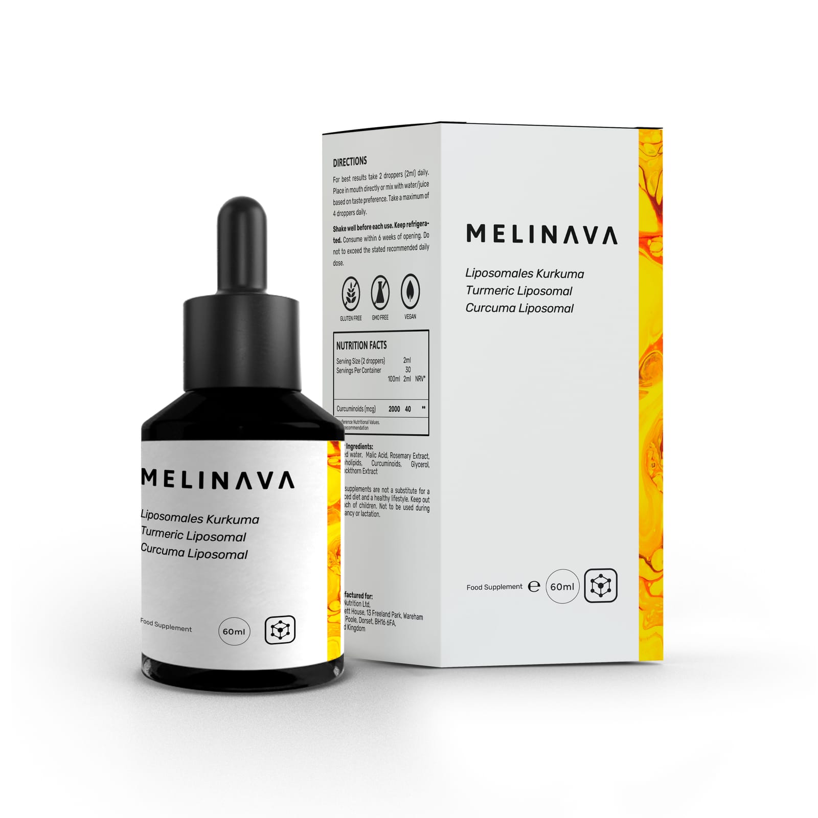 MELINAVA Cúrcuma Liposomal